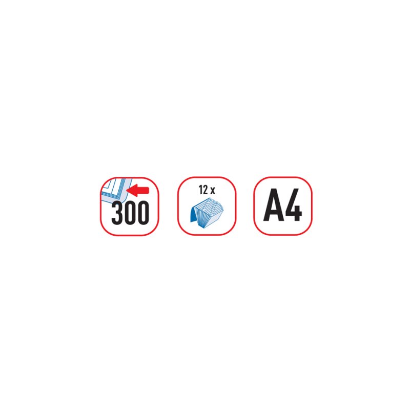 herlitz trieur easy orga to go, 12 compartiments, A4, noir